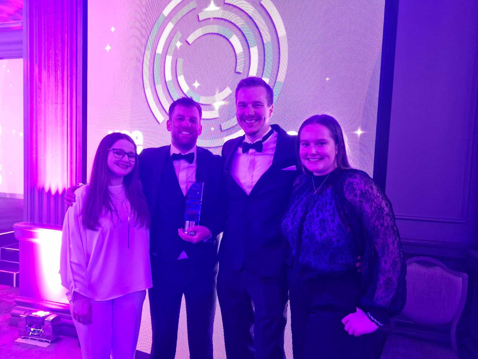 Receiving Hire Industry Product of the Year award