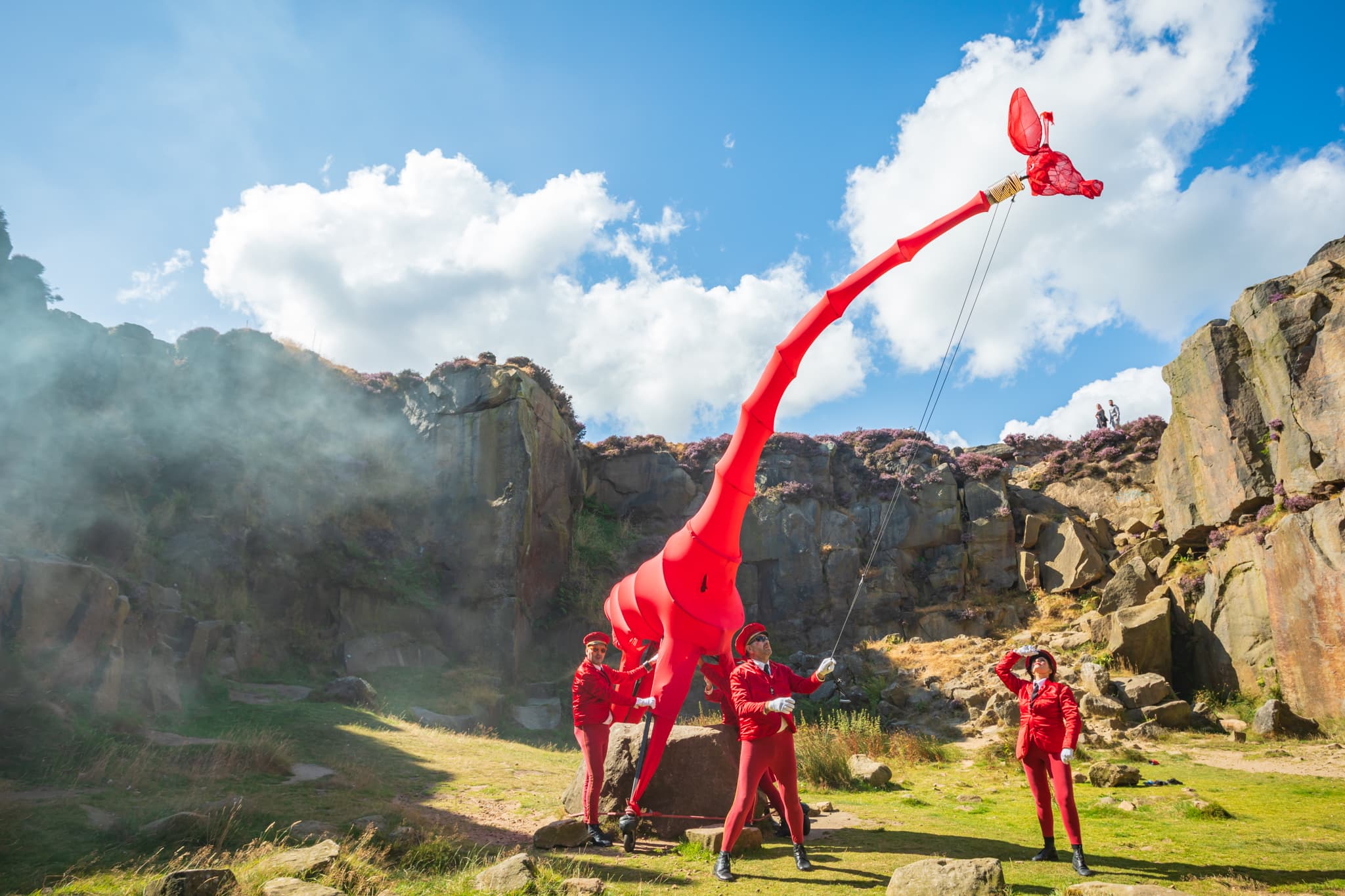 Les Girafes perform in Bradford, with PA system powered by Instagrid