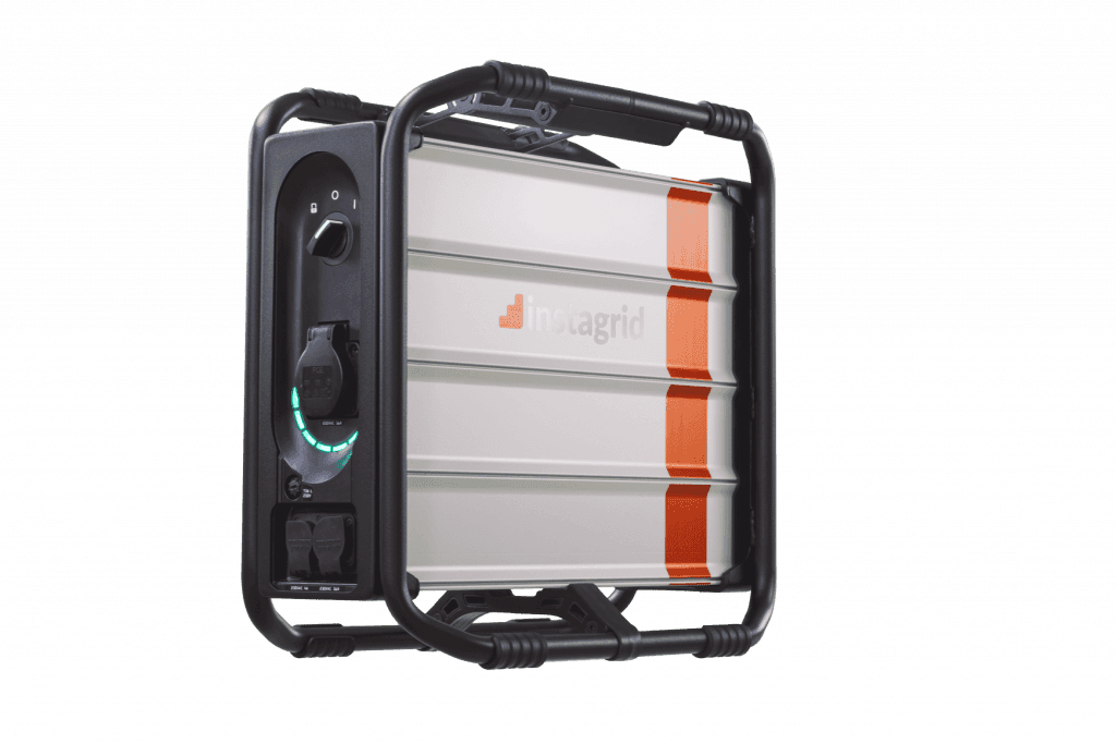 The first and only professional battery system instagrid ONE Max